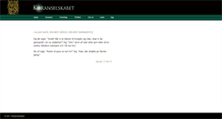 Desktop Screenshot of koranselskab.dk